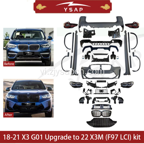 18-21 x3 G01 Nâng cấp lên 2022 X3M Bodykit